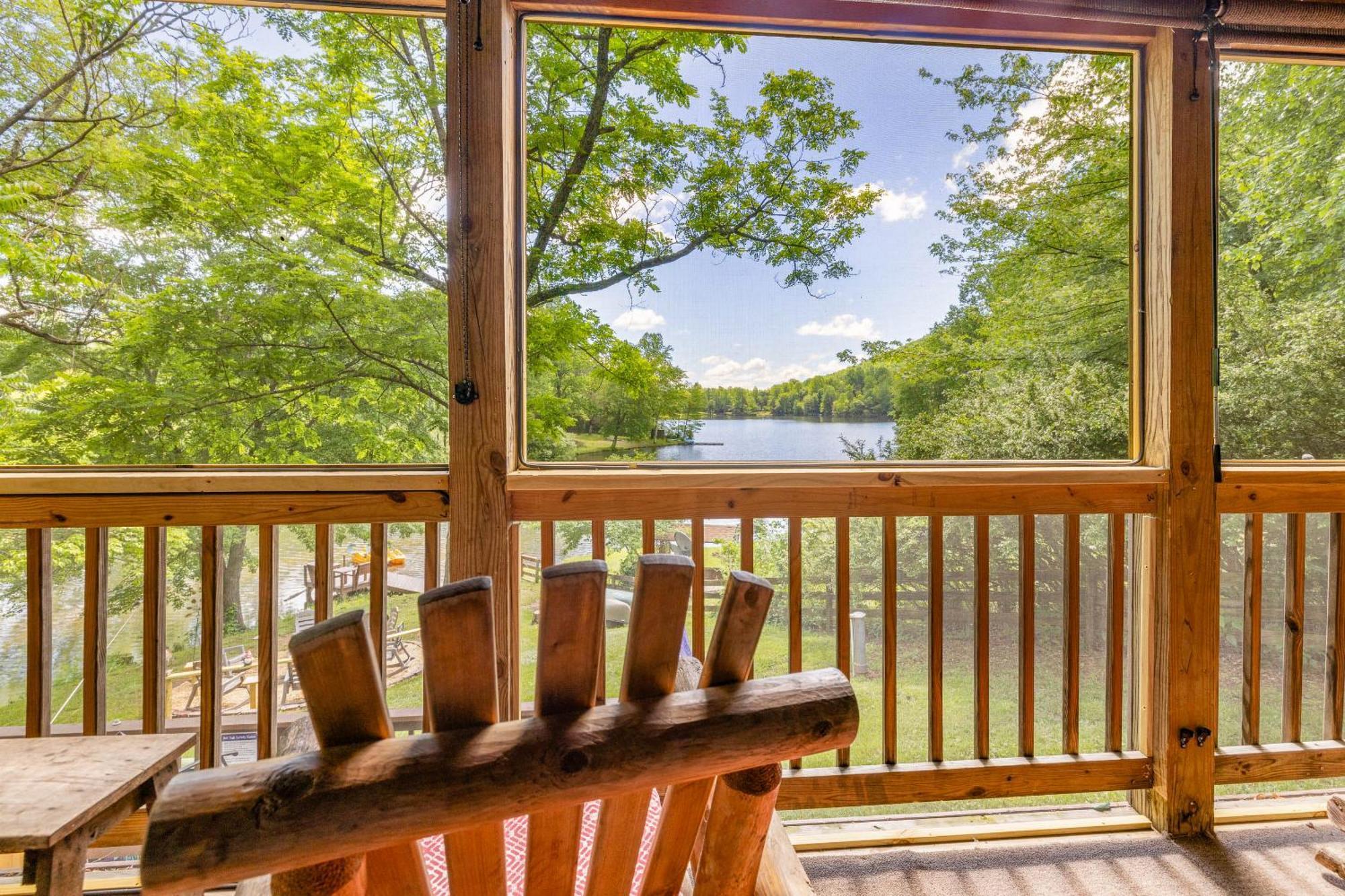 Waterfront Cabin 20 Mins To National Park & Massanutten! Stanardsville Eksteriør bilde